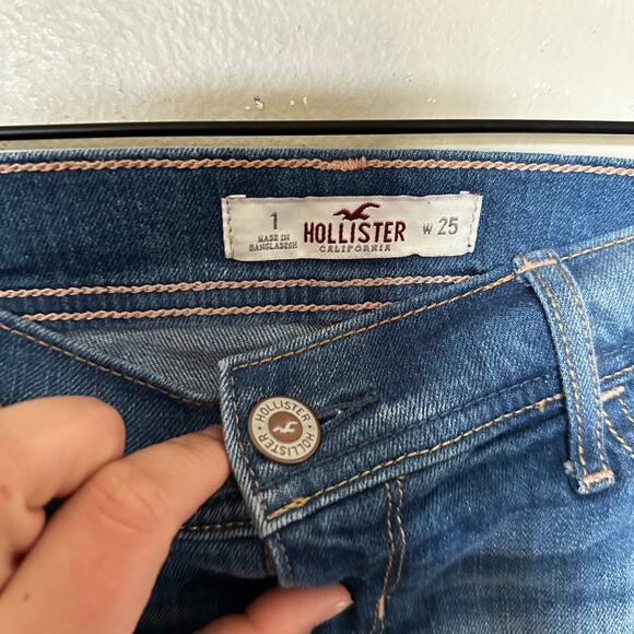 Y2k hollister low rise shorts mini sz 1 - Picture 4 of 4